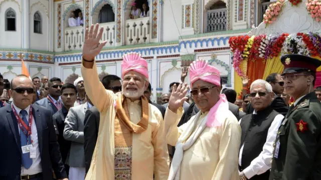 मोदी नेपाल में