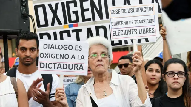 Opositores venezolanos.