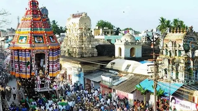 தஞ்சை தேரோட்டம்.