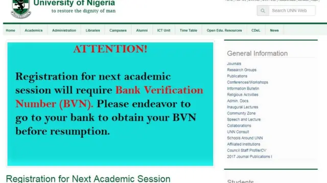 Ihu websaịt UNN