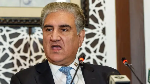 पाकिस्तान के विदेश मंत्री शाह महमूद क़ुरैशी