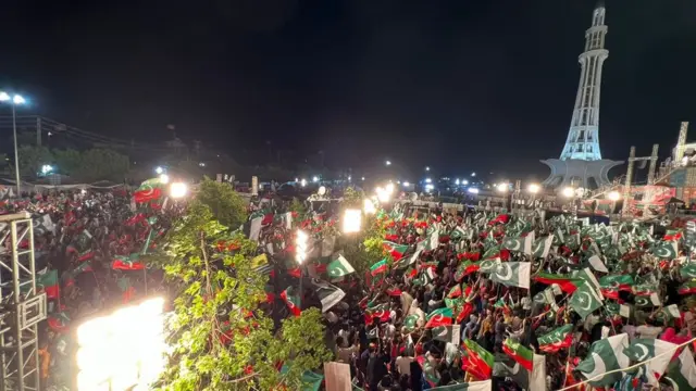 لاہور جلسہ، تحریک انصاف