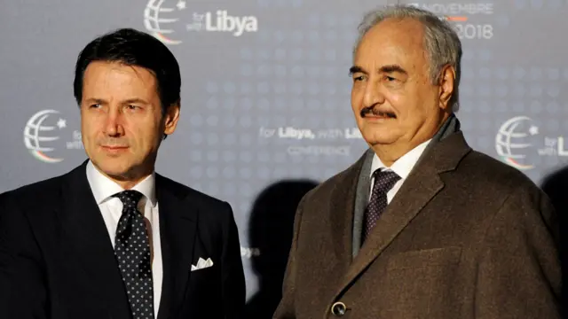 Libyalı Geneal Hafter, İtalya Başbakanı Conte ile görüştü