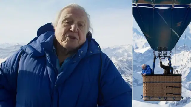 David Attenborough apresentando o programa Planeta Terra 2