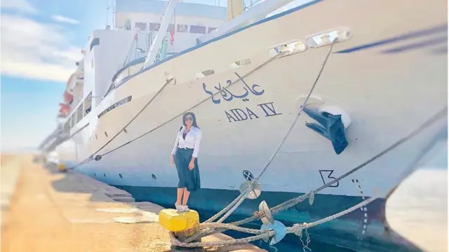 Marwa Elselehdar na Egypt first female ship captain