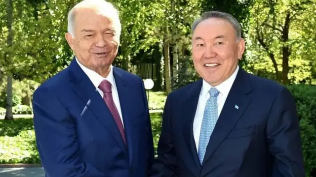 Ислом Каримов ва Нурсултон Назарбоев