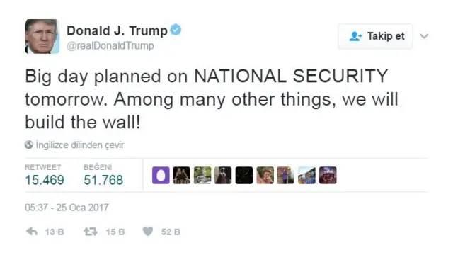 TRUMP TWEET