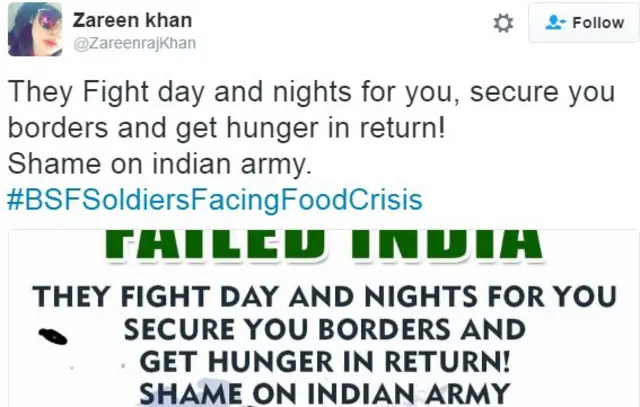 ज़रीन ख़ान का ट्विटर पोस्ट