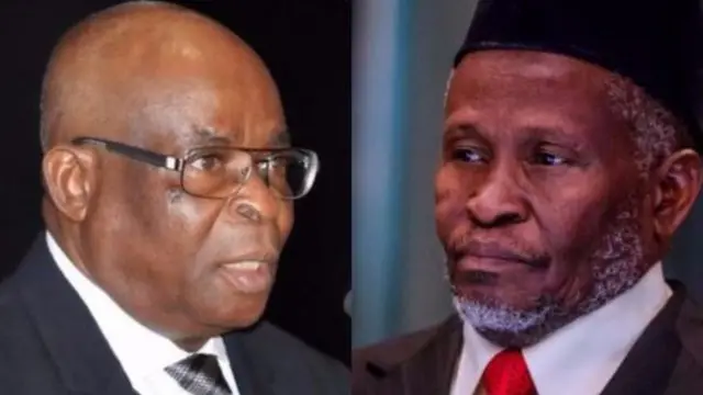 Walter Onnoghen na Tanko Mohammed
