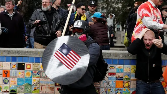 Marcha en Berkeley, California, en marzo de 2017