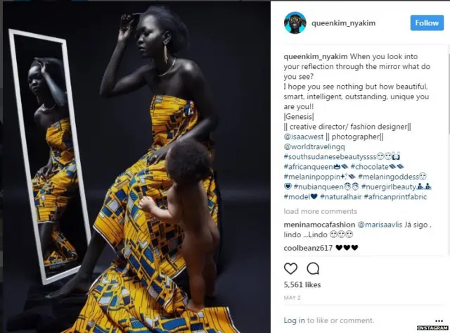 मॉडल, काली, रंग, ख़ूबसूरती