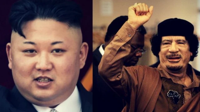 కిమ్ జోంగ్ ఉన్‌, గడాఫీ