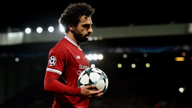 اللاعب المصري محمد صلاح