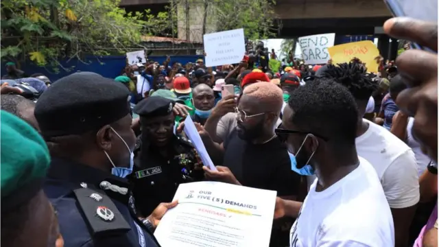 #ENDSARS protesters list their demands