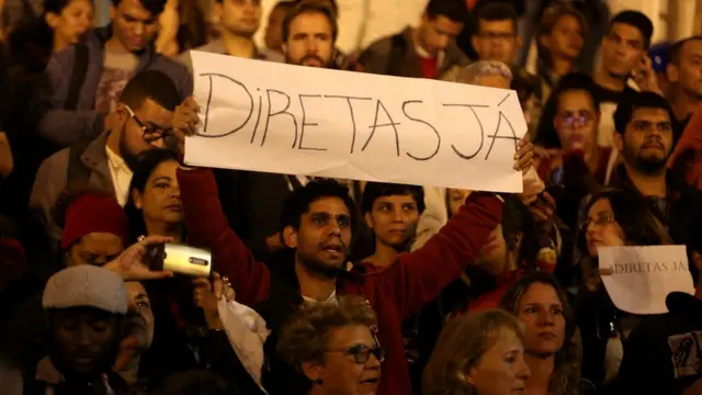 Protesto contra Temer