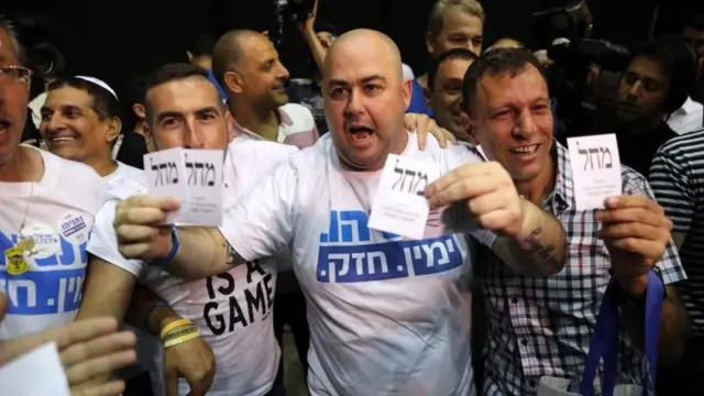 लिकुद पार्टी के समर्थक