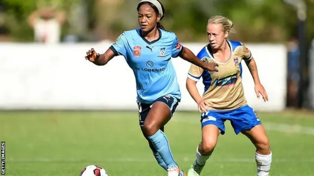 Nigeria forward Francisca Ordega playing for Sydney