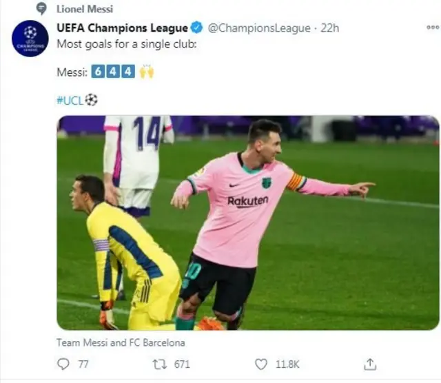 লিওনেল মেসিকে নিয়ে তোলপাড় পরে যায় সামাজিক যোগাযোগ মাধ্যমে।