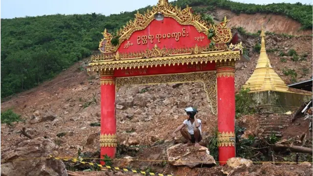 ပေါင်မြိုနယ် မြေပြိုတာ ကတော့ အသေအပျောက် အများဆုံး