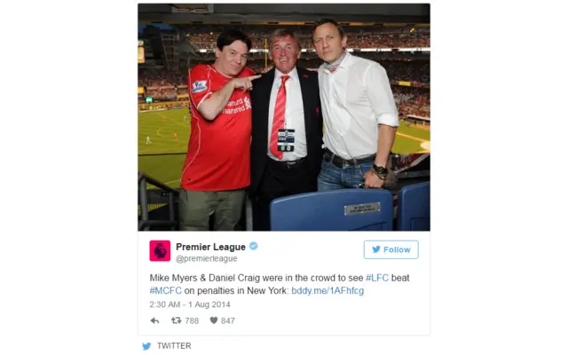 Mike Myers y Daniel Craig