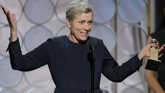 Лучшей актрисой в номинации за лучшую женскую роль в кинодраме стала Фрэнсис Макдорманд за роль в "Трех билбордах"