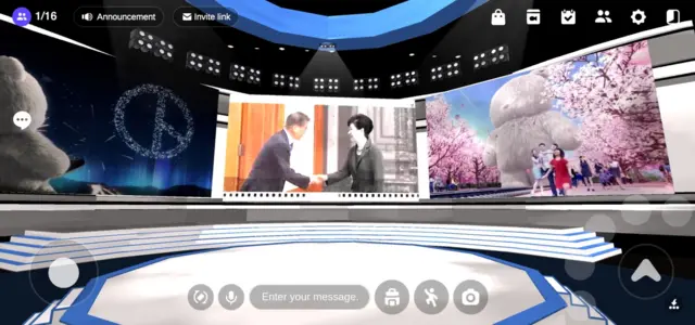 제페토 이용자들은 선거를 주제로 언론이 만든 디지털 세상을 둘러볼 수 있다