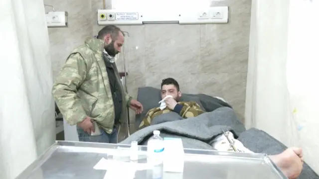 Ҳалабдаги шифохонада 13 қариндошидан айрилган йигит