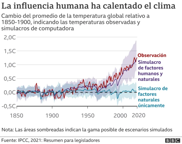 Medio ambiente las pruebas que demuestran que el cambio climático es