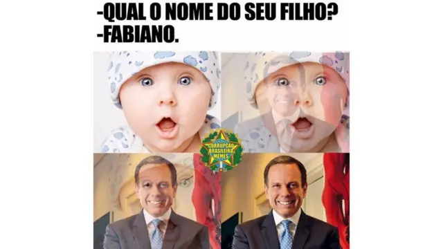 Meme relacionando o prefeitofree bet cadastroSão Paulo, João Doria, ao socalismo fabiano