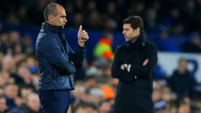 Roberto Martínez y Mauricio Pochettino.