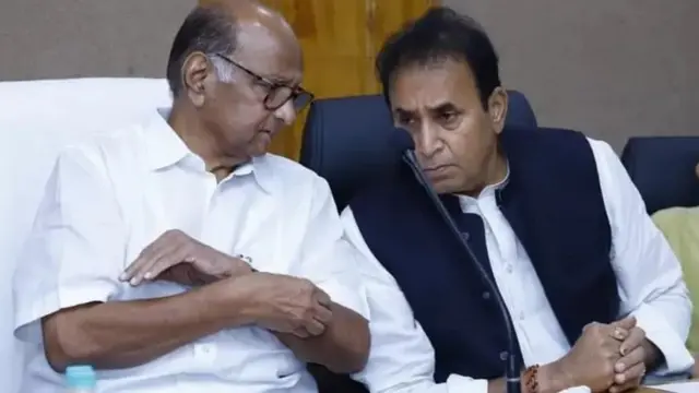 राष्ट्रवादी काँग्रेसचे अध्यक्ष शरद पवार आणि माजी गृहमंत्री अनिल देशमुख