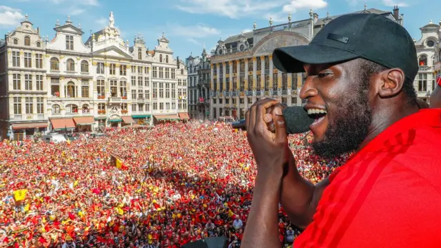 比利時球員羅梅盧·盧卡庫。