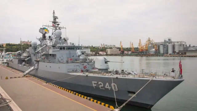 Турецький фрегат "Yavuz" прибув в Одеський порт, 9 липня 2018 р