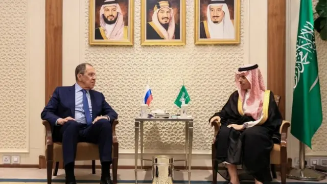 سيرغي لافروف وفيصل بن فرحان