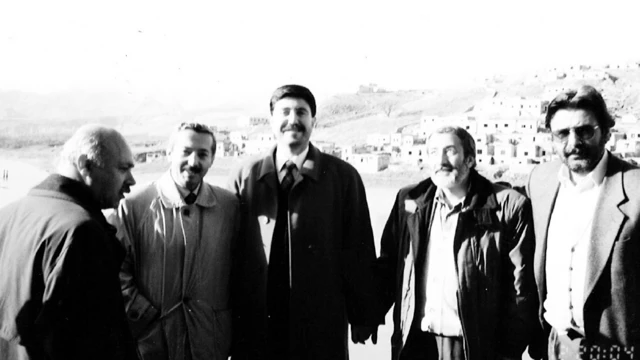 1990'larda Mazlum-Der için boşaltılan köyleri gezerken