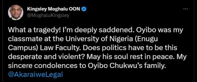 Oga Moghalu na former presidential candidate