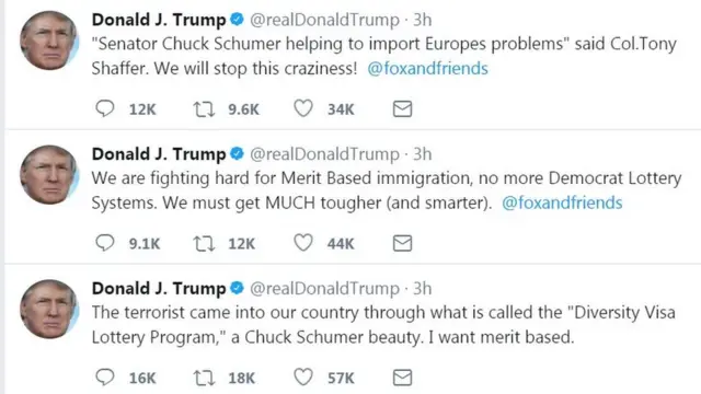 ट्रंप के ट्वीट