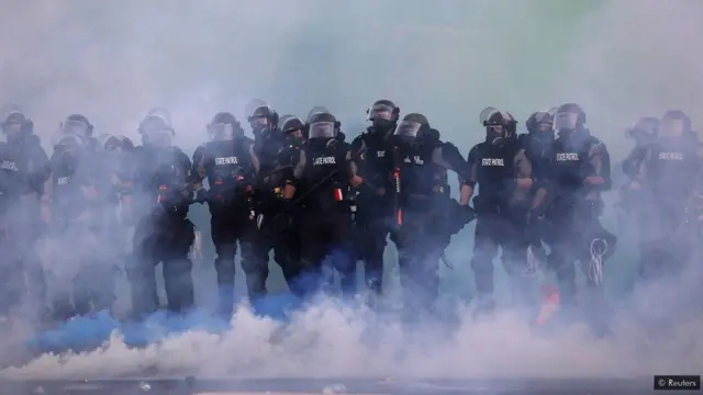 Manifestation contre la mort de George Floyd.