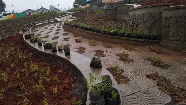 በቤተ መንግሥት ውስጥ የሚሠራው መናፈሻ