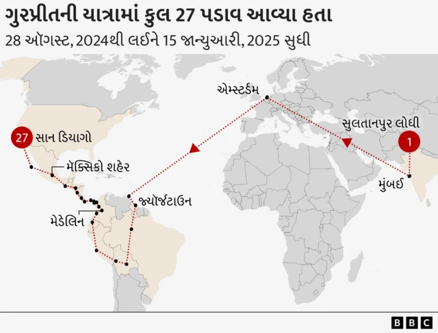 અમેરિકા, ગેરકાયદે અમેરિકા ગયેલા ભારતીયો, અમેરિકામાં ગુજરાતીઓ, અમેરિકામાં ગેરકાયદે ઘૂસવાના રસ્તા, ઇમિગ્રેશન, બીબીસી ગુજરાતી, ગુજરાત, સ્થળાંતર
