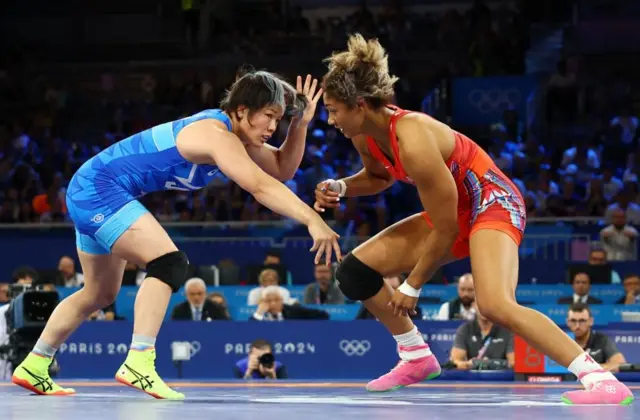 レスリング女子76キロ級の決勝