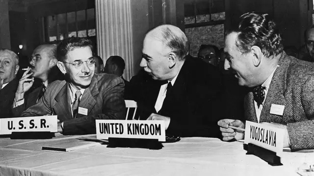 Economista britânico John Maynard Keynes durante a Conferênciaking slots casinoBretton Woods