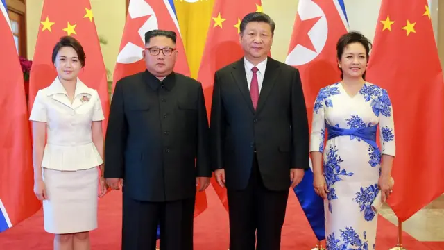 习近平与金正恩会面