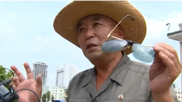 Cidadão norte-coreano deu entrevista à TV estatal se dizendo preocupado com peso do líder do país