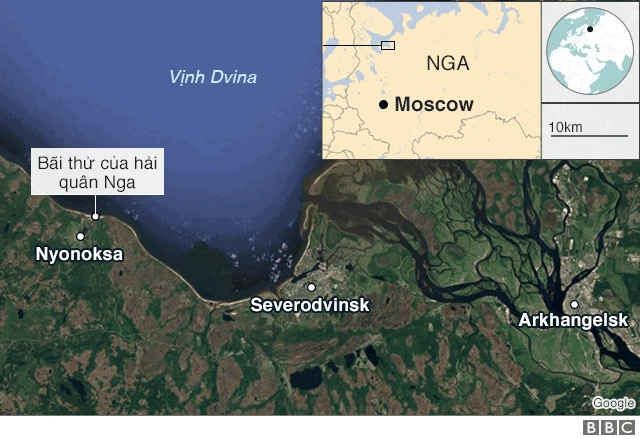 Severodvinsk map