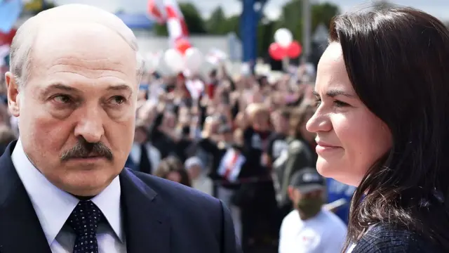 Лукашенко и Тихановская