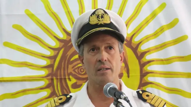 Portavoz de las fuerzas navales argentinas