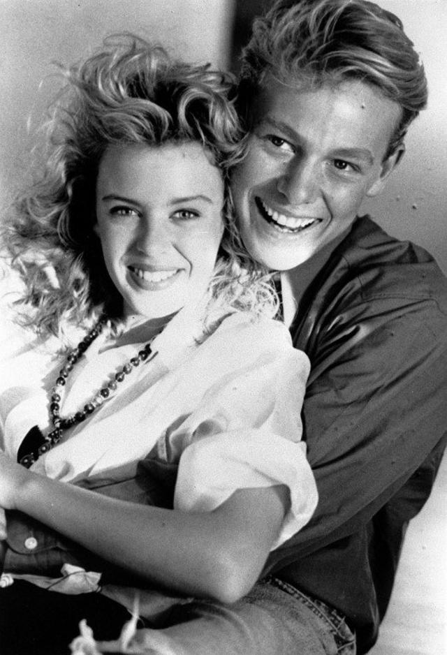 Kylie Minogue and Jason Donovan pictured in December 1988