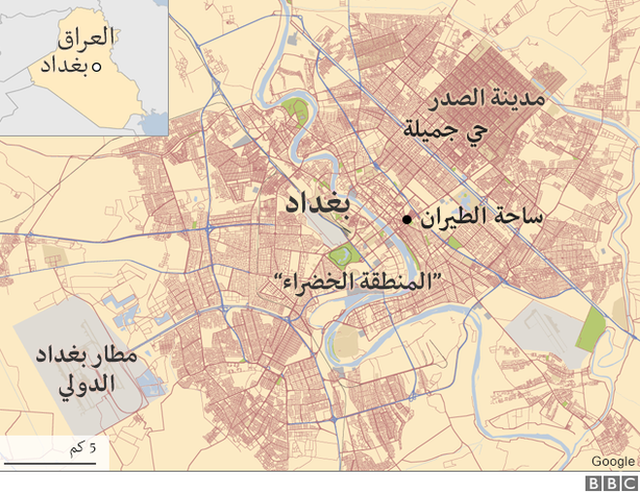 خريطة بغداد