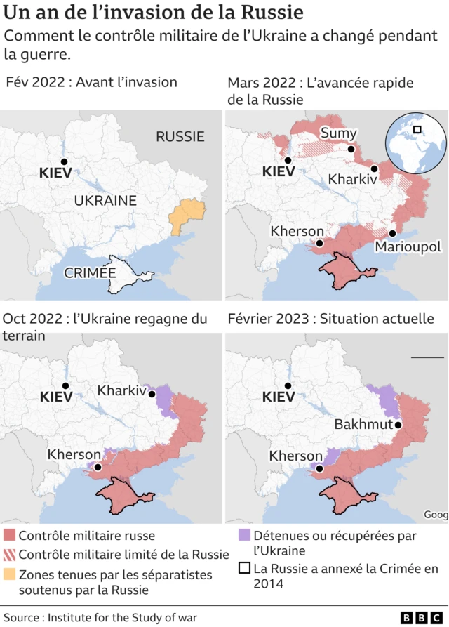 Un an de guerre en Ukraine